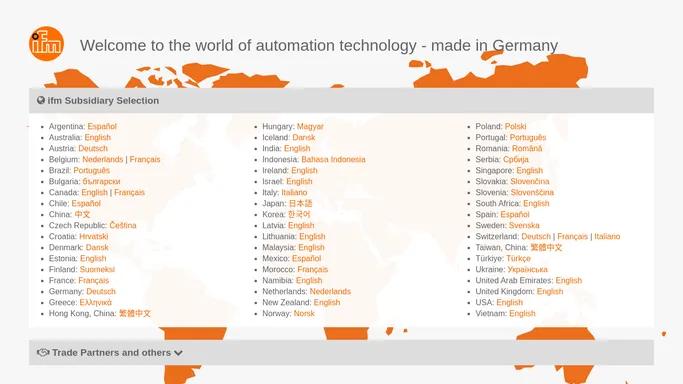 ifm - automation made in Germany