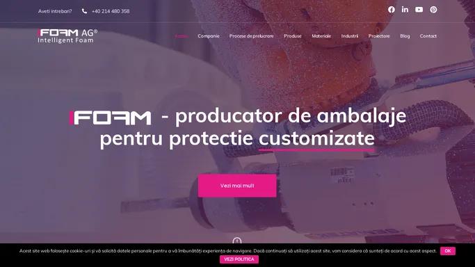 Producator de ambalaje pentru protectie customizate | IFOAM AG