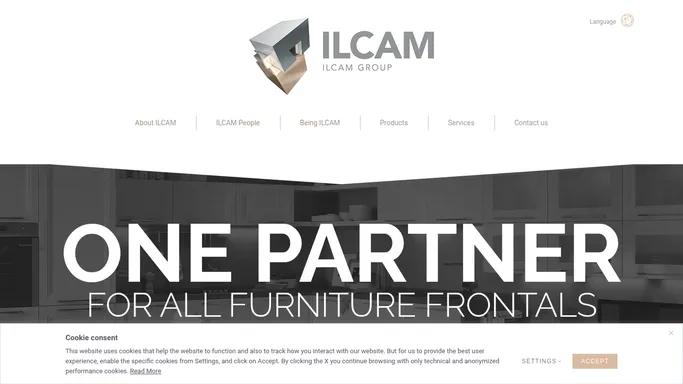 Leader in the production of furniture frontals - ILCAM