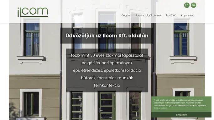 Ilcom Kft. Epitkezes, asztalosmunkak, femkonfekcio