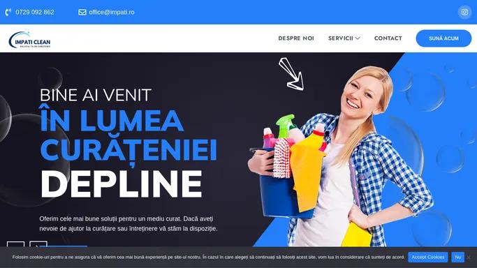 Impati – Casa Curata, unde ne dedicam sa va oferim un mediu curat si sanatos pentru locuinta dumneavoastra.