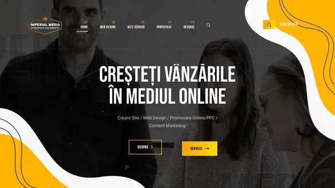 Imperial Media - Creare Site, Web design, Seo, Development