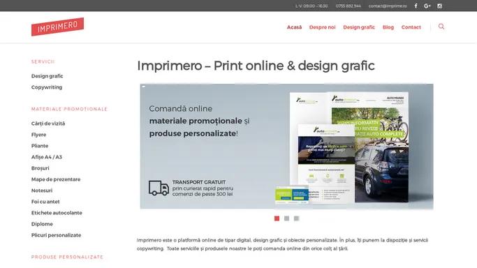 Imprimero - Print materiale promotionale & design grafic