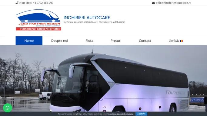 Inchiriere autocare, midi-autocare, microbuze si autoturisme