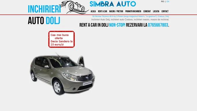 Inchirieri Auto Dolj, Rent a Car Craiova, inchirieri masini, masini de inchiriat.