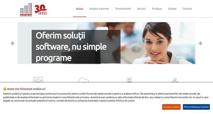 Software personalizat, Website personalizat - incorom.ro