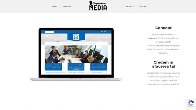 Ingenious Media « Realizare / Optimizare / Mentenanta Site