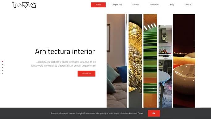 INNERKO. Arhitectura, arta, creatie. Arhitectura de interior, creatie mobilier.