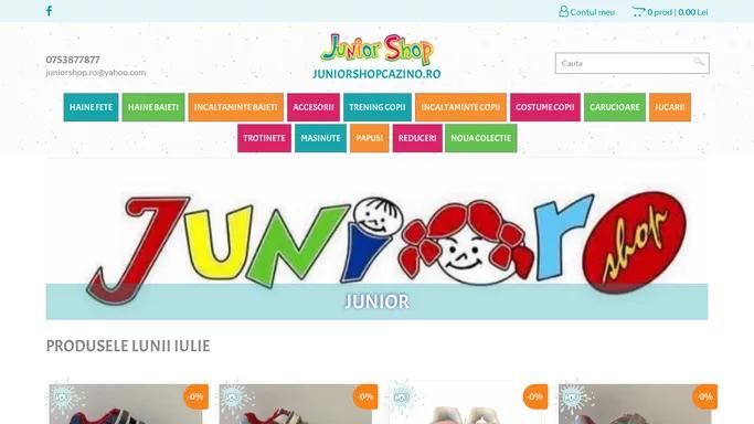 Junior Shop - Magazin Online de imbracaminte si incaltaminte pentru copii