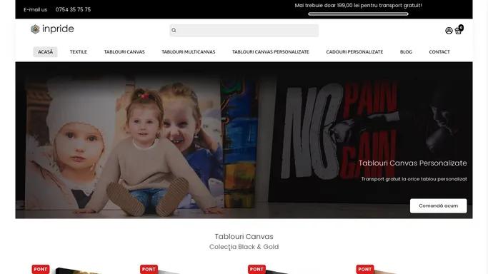 Magazin online de produse personalizate - inpride.ro