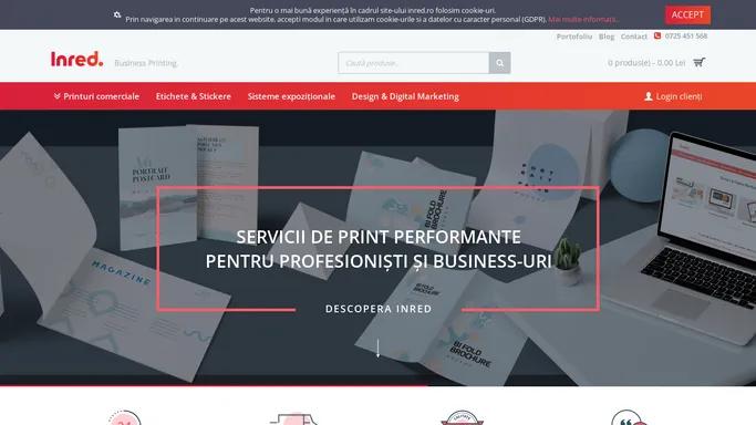 Tipografie Arad - Inred. Business printing.