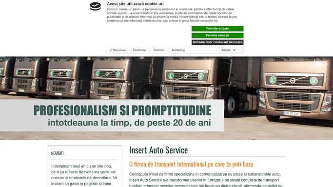 Insert Auto Service | Firma transport international Pitesti