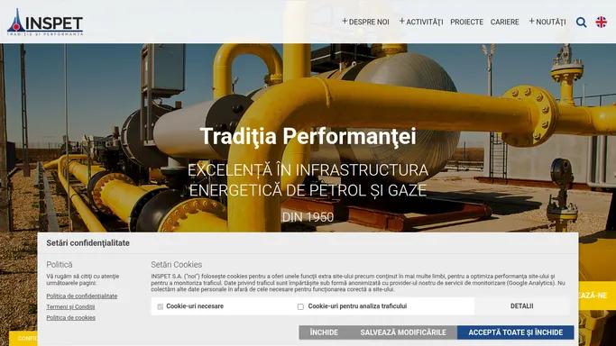 Construieste cu INSPET S.A. ✔️ Infrastructura Energetica de Petrol si Gaze