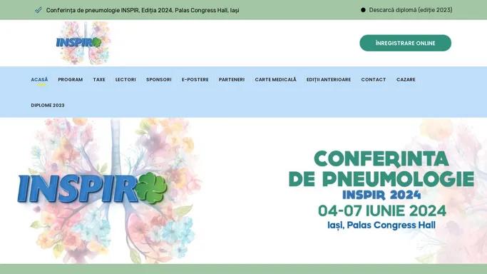 INSPIR IASI – Conferinta pneumologie 2024