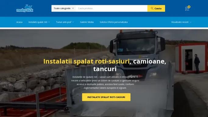 Instalatii MobyDick Romania - Instalatii spalat roti