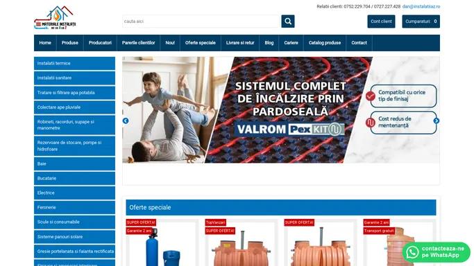 InstalatiiAZ : Centrale termice, cazane combustibil solid, boilere, instalatii sanitare