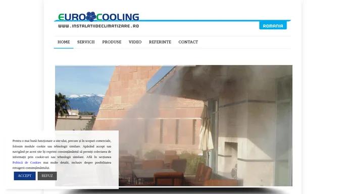 Instalatii climatizare – climatizare de exterior, racire terase, umidificare industriala |