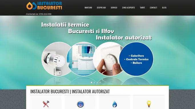 Instalator Bucuresti. Instalator autorizat - C&S Service Instalatii