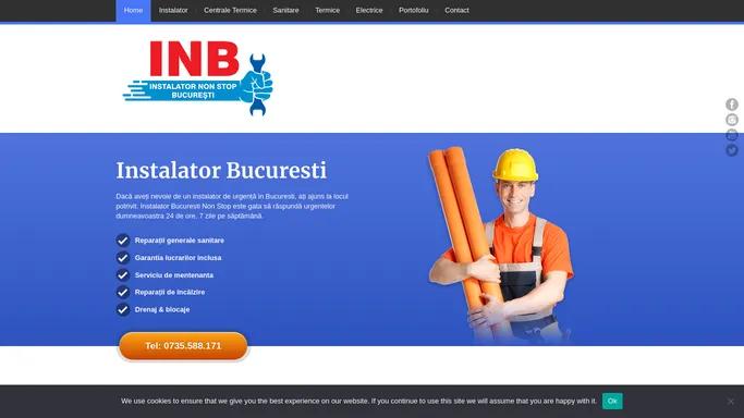 Instalator Bucuresti Non Stop | Servicii rapide in reparatii instalatii.