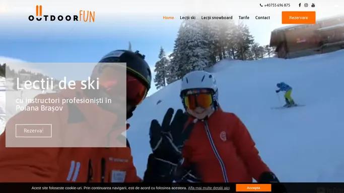 Instructor Ski Poiana Brasov | outdoorfun.ro