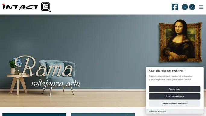 Rame de tablou, masini de taiat si accesorii pentru inramare | Intact Rame Romania