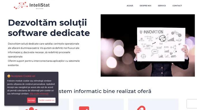 InteliStat Solutions - Solutii software dedicate