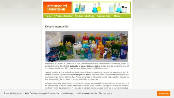 Intermar ltd detergenti pentru uz casnic si industrial