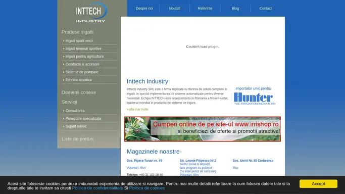 Inttech Industry SRL - solutii complete in irigatii