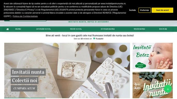 criSSeLLa: invitatii nunta, botez | Modele invitatii 2024