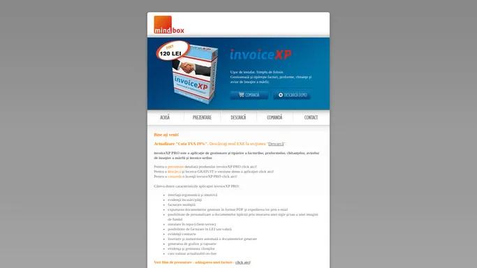 InvoiceXP | Soft facturi | Program de facturare | Facturi personalizate | Aplicatie pentru noile facturi fiscale