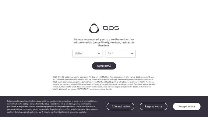 Programe Lunare | Oferte Promotii IQOS & HEETS | IQOS ON