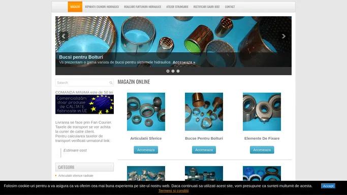 Magazin hidraulic | Reparatii hidraulice | Atelier