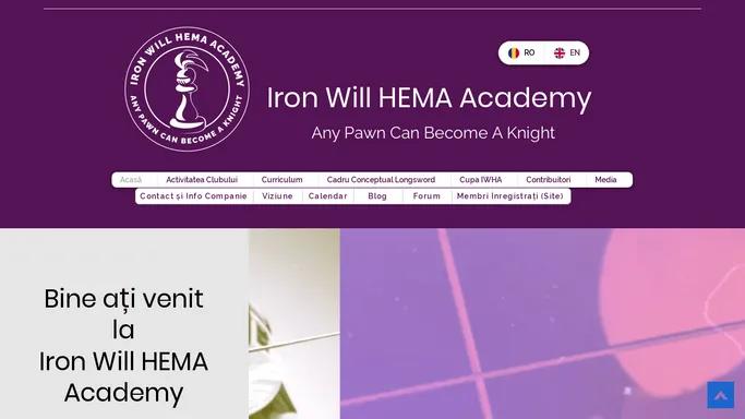 HEMA Bucharest | Iron Will Hema Academy | Bucuresti