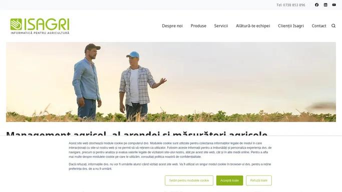 Isagri - Lider european in informatica pentru agricultura