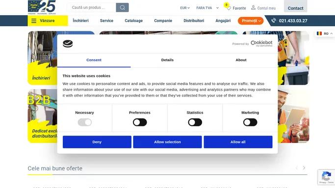 Italia Star - Utilaje constructii - vanzare, inchiriere, service