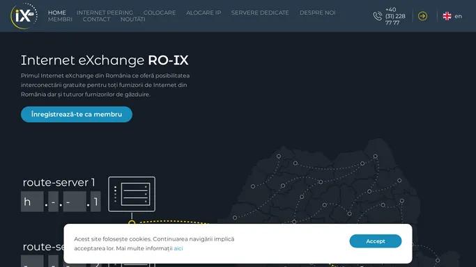 Internet eXchange Romania | IX.RO
