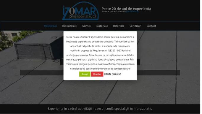 Izomar Best Construct – Hidroizolatii terase, blocuri Bucuresti – Executam sisteme profesionale de hidroizolatii terase , blocuri, fundatii, izolatii termice si termohidroizolatii, folosind cele mai noi tehnologii si materiale pentru hidroizolatii.