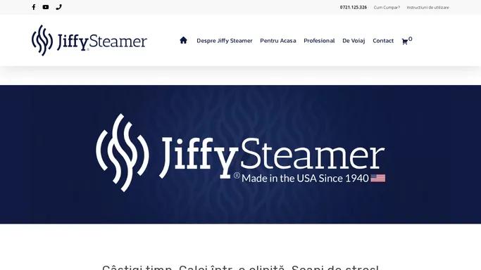JiffySteamer - Distribuitor autorizat Romania