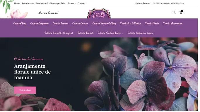 Aranjamente florale online si livrare flori