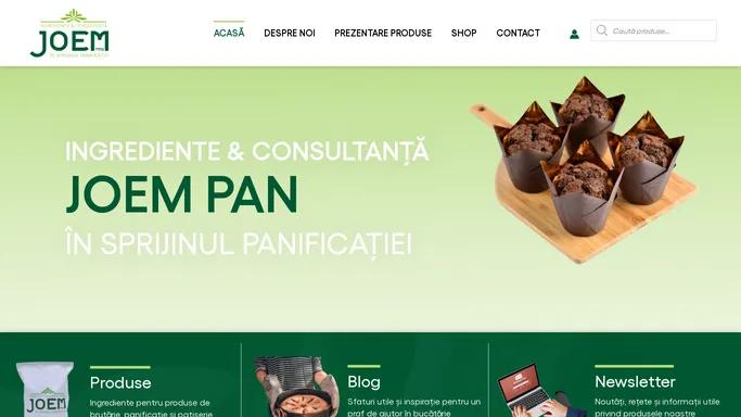 Joem Pan – Ingrediente & Consultanta