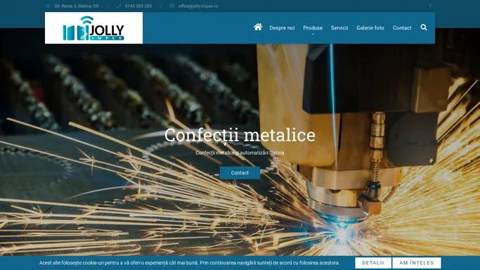 Feronerie Slatina, confectii metalice si automatizari porti si garduri, Jolly Impex | Produse pentru feronerie, confectii metalice si automatizari Slatina. Profile aluminiu. Confectii aluminiu. Distribuitor autorizat al HORMANN Romania. Porti gi garduri Slatina. Jolly Impex