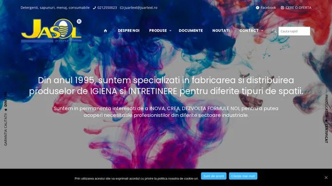 Juartext - Producator de detergenti profesionali si cosmetice