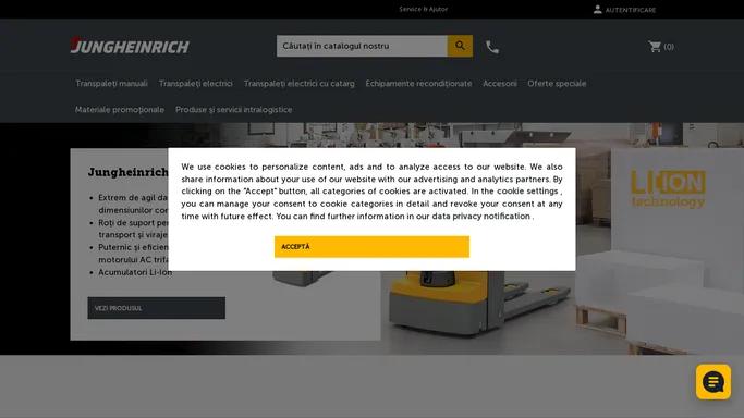 Jungheinrich Shop Romania - Magazin online de Produse
