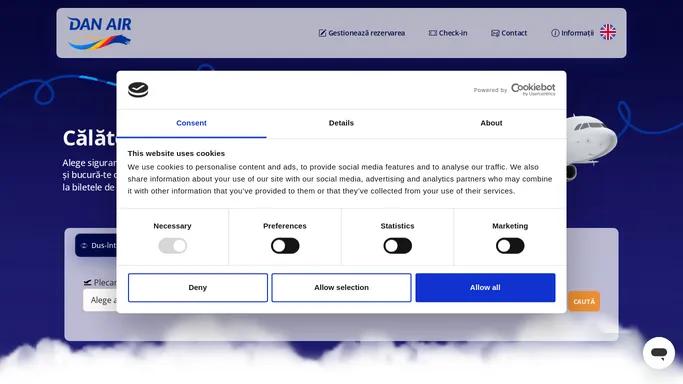 DAN AIR - Bilete de avion la cele mai bune preturi!