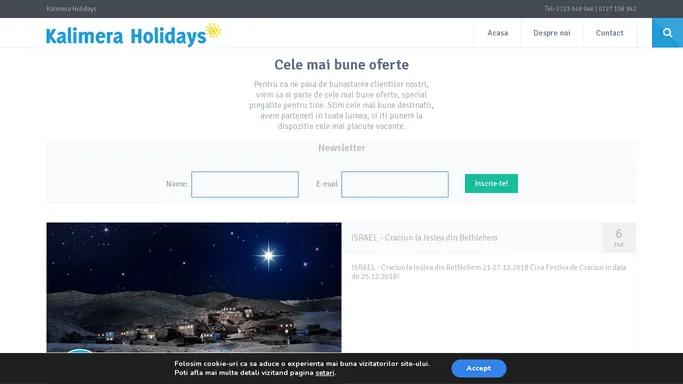 Kalimera Holidays – Agentie de Turism in Constanta – Vacanta Perfecta