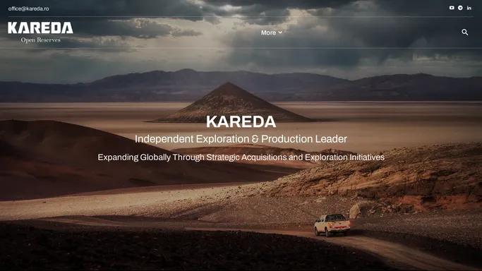 Homepage - KAREDA - Foreign Petroleum Company of Romania