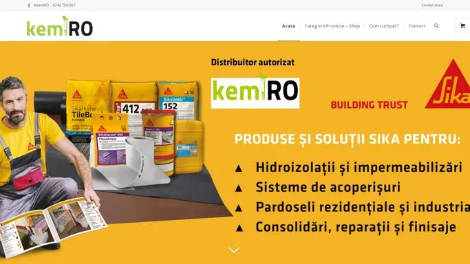 KemiRO Retail – Solutii pentru specialisti