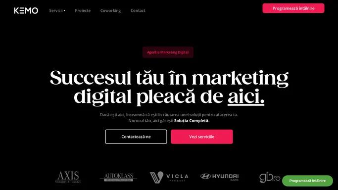 Agentie Marketing Digital | KEMO | Solutia Completa