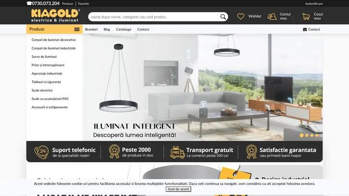 KIAGOLD - Magazin Online Scule Electrice - Corpuri de Iluminat - Kiagold