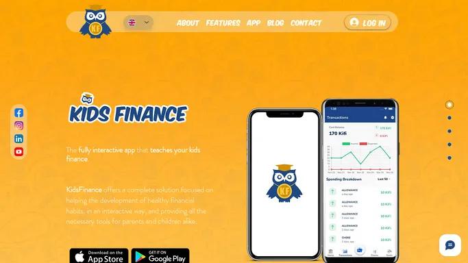 Home | KidsFinance App - Financial Education for Children